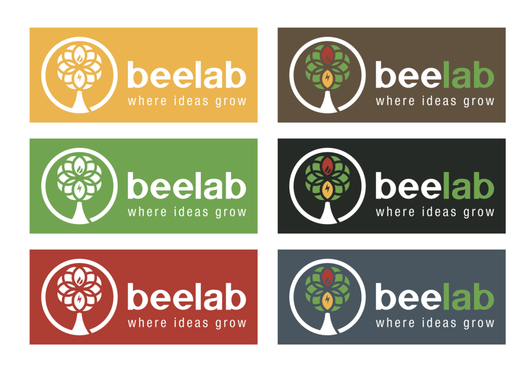 The use of the trademark according to the colored support on which it's applied. A negative (white) one used on yellow, green or red surfaces. On dark surfaces the brown parts of the logo become white, leaving the other colors unchanged.