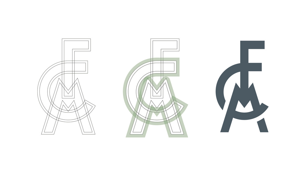 Restyling of the Modena FC brand without all the surrounding elements around the MFC acronym, which was made way more regular and geometric. The color chosen is a vintage and refined blue. 
